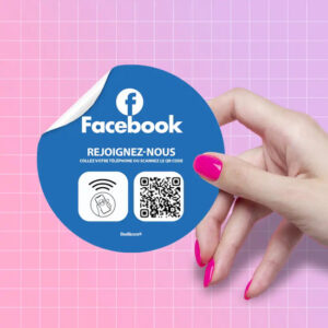 Autocollant NFC Facebook