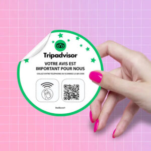 Autocollant NFC TripAdvisor