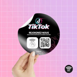 Autocollant NFC TikTok