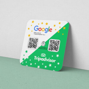 Plaque Duo Google et Tripadvisor